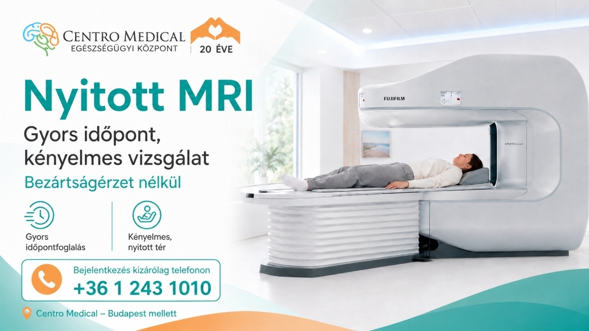 Nyitott MRI vagy zárt MRI? Melyiket mikor érdemes választani?